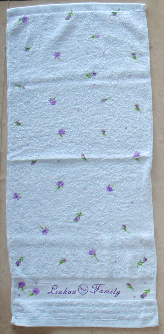 LK679薔薇花毛巾