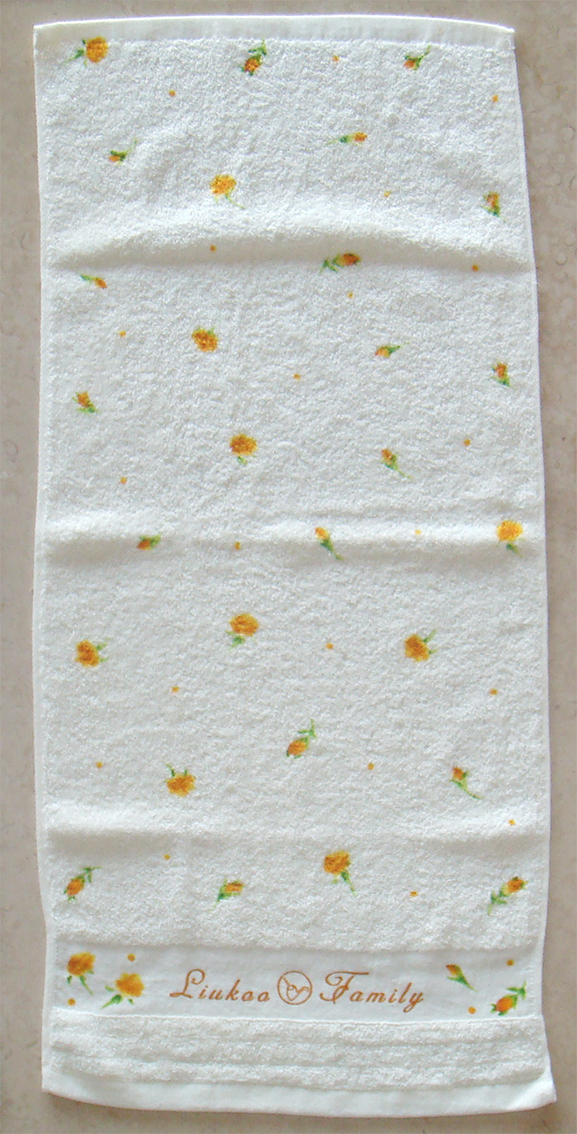 LK679薔薇花毛巾
