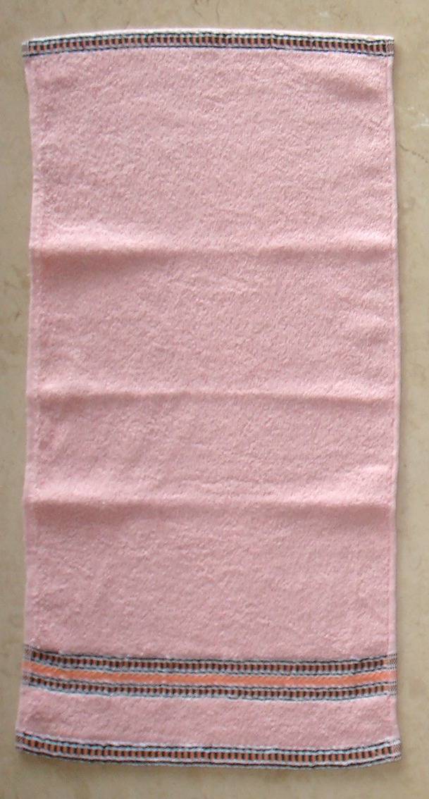 LK489黑緞條童巾