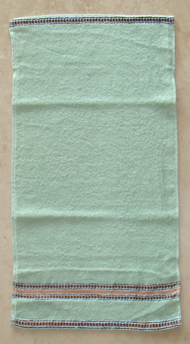 LK489黑緞條童巾