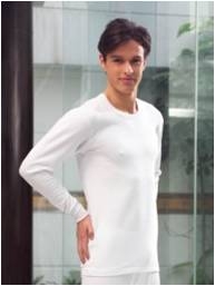 三層暖棉圓領長袖衫