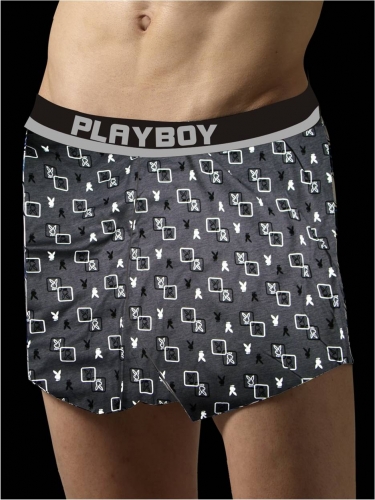 織帶針織印花平口褲