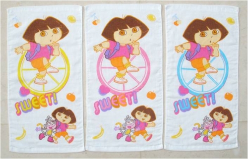 朵拉紗布童巾 藍