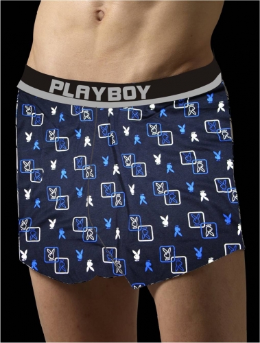 織帶針織印花平口褲