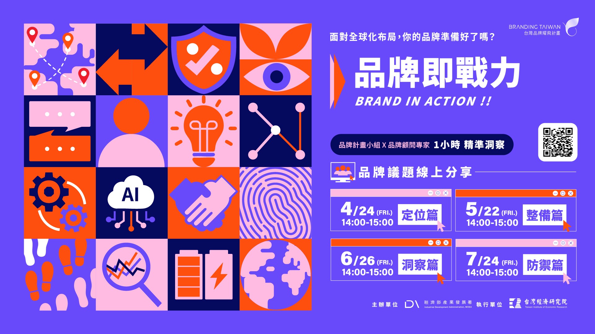 【BRAND IN ACTION】品牌即戰力｜品牌議題線上分享會宣傳EDM