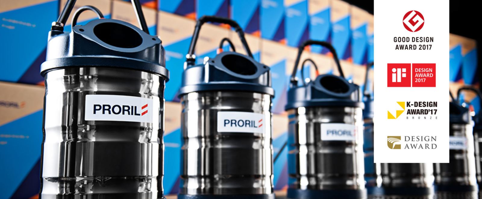 Process普羅案例「芳晟機電proril」，芳晟機電不僅陸續拿下2015年台灣金點設計獎，2017年日本優良設計優良設計獎，2017年德國的iF設計獎，以及2017年韓國K-設計國際設計獎的肯定，更持續獲得來自全球更多的訂單。