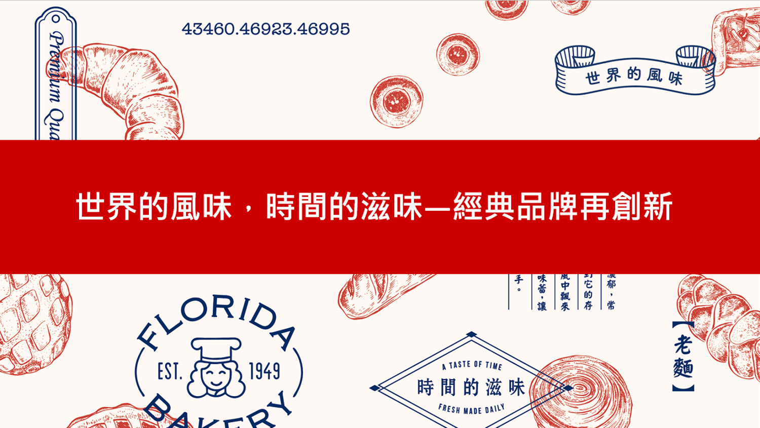 福利麵包食品有限公司世界的風味，時間的滋味—福利麵包．經典品牌再創新簡報