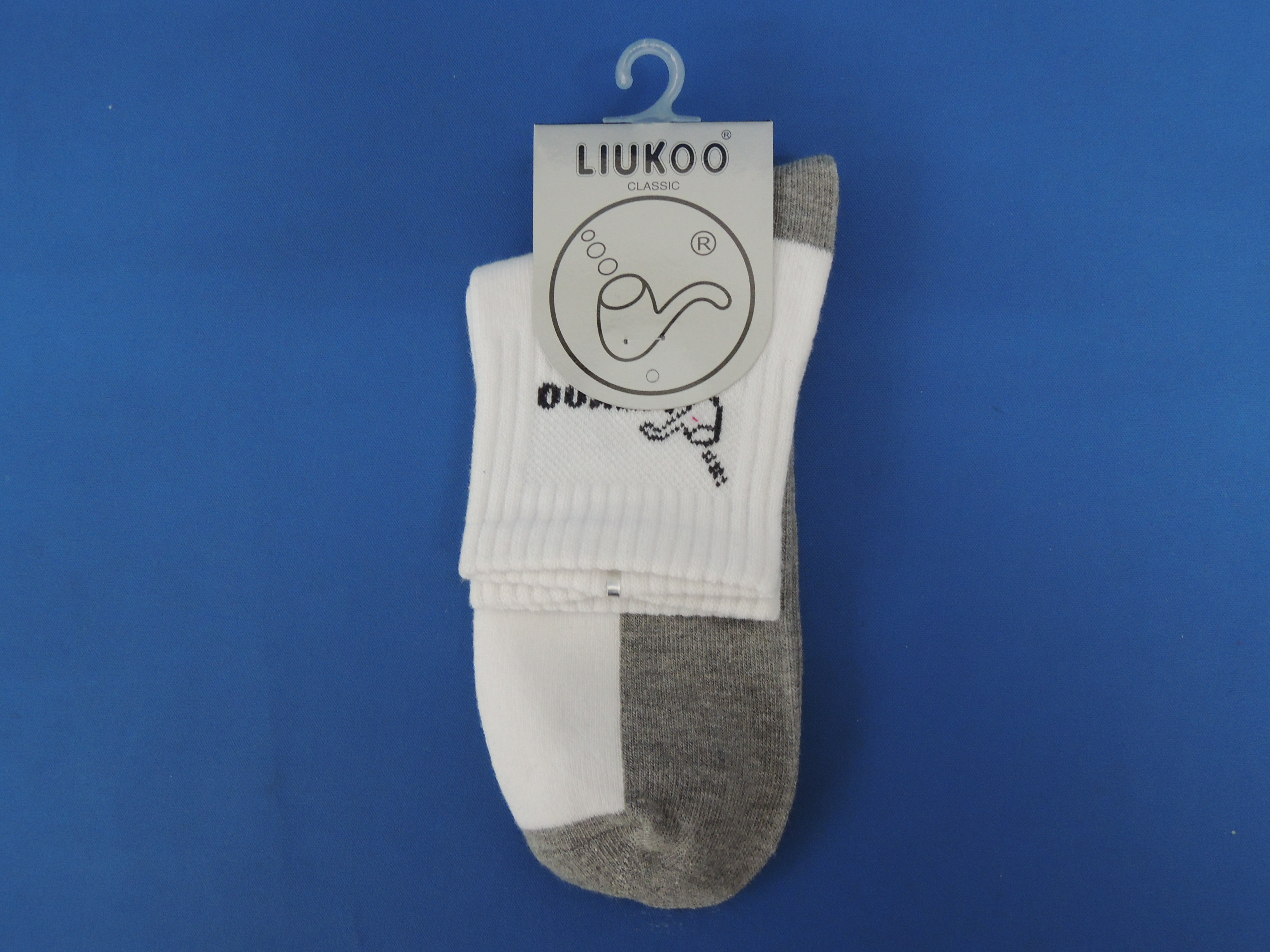 LIUKOO 1/2陰陽底休閒短襪