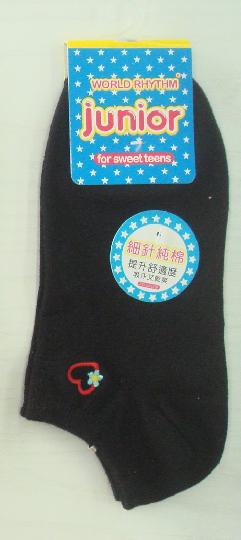 刺繡船襪 