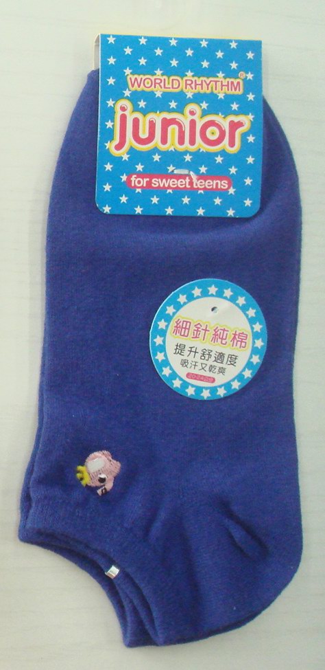 刺繡船襪 
