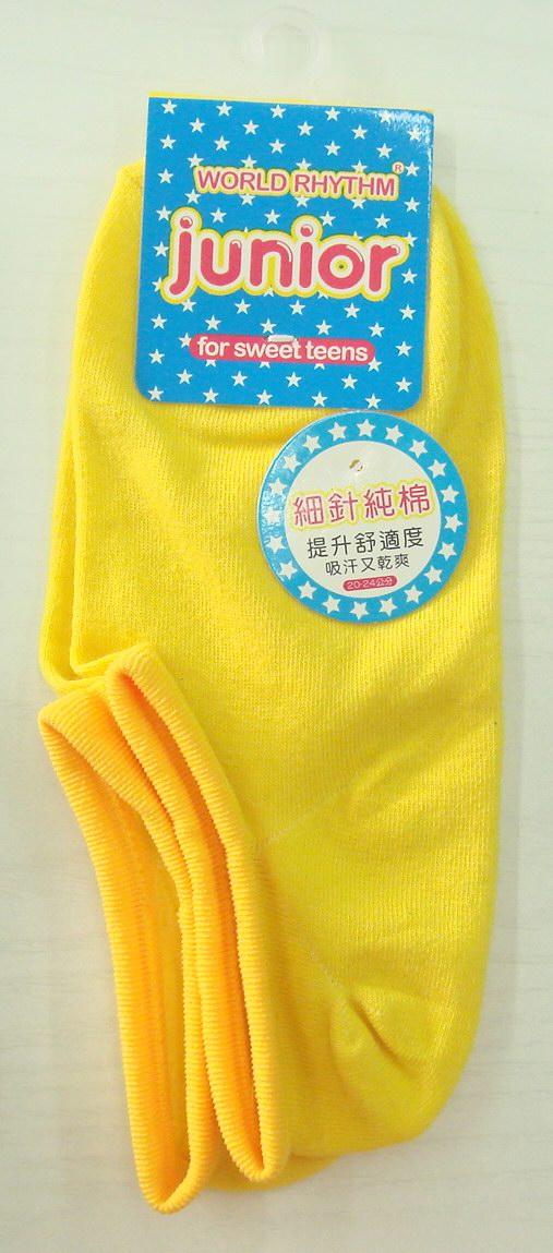 細針低口色襪 