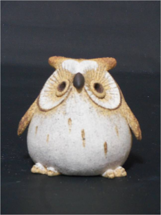 裝飾陶瓷-台灣(特)亞種貓頭鷹迷你Q版-東方角鴞