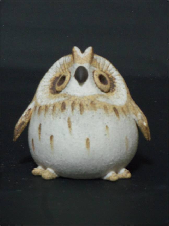 裝飾陶瓷-台灣(特)亞種貓頭鷹迷你Q版-短耳鴞