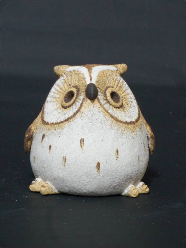 裝飾陶瓷-台灣(特)亞種貓頭鷹迷你Q版-蘭嶼角鴞