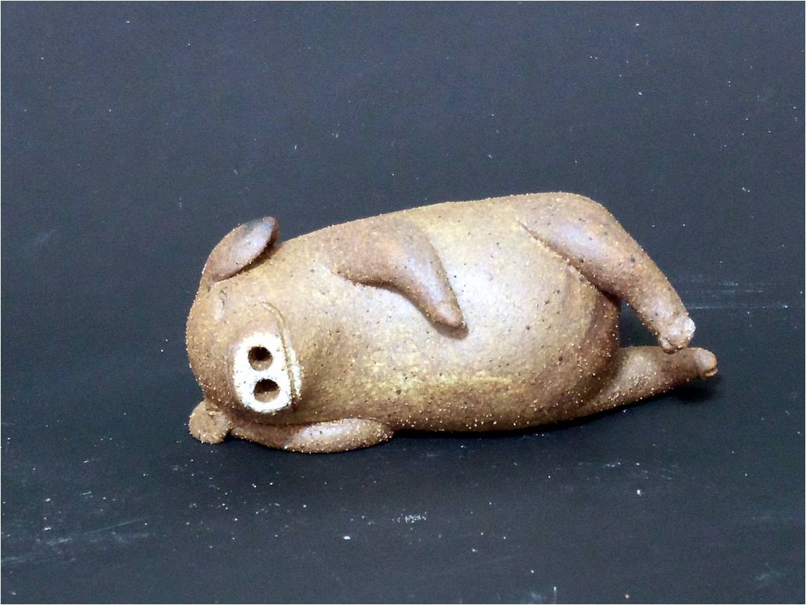 裝飾陶瓷-睡豬