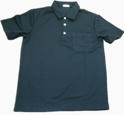 男素色休閒吸排POLO衫