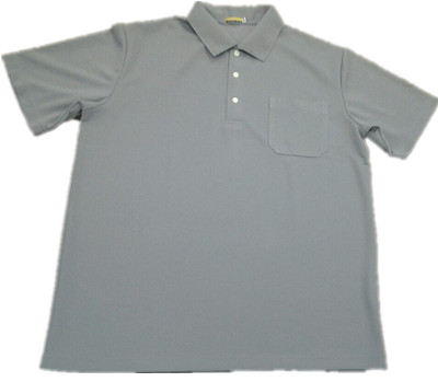 男素色休閒吸排POLO衫