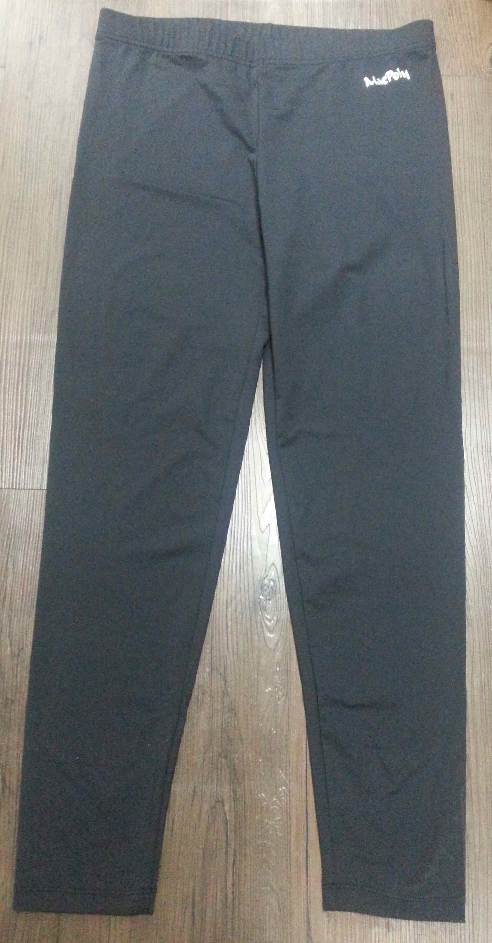 女舒適涼感高彈力緊身內搭九分褲-黑