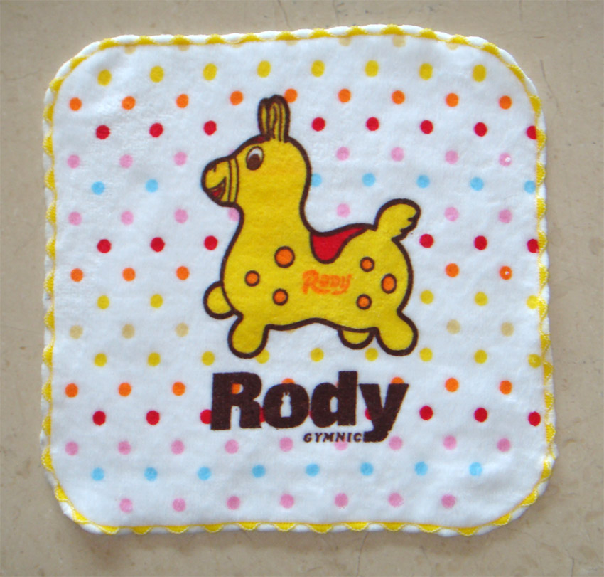Rody101跳跳馬小方巾(三匹馬)-白