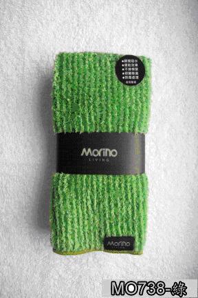 超細纖維條紋毛巾(MORINO)-綠