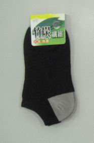 竹炭童休閒襪