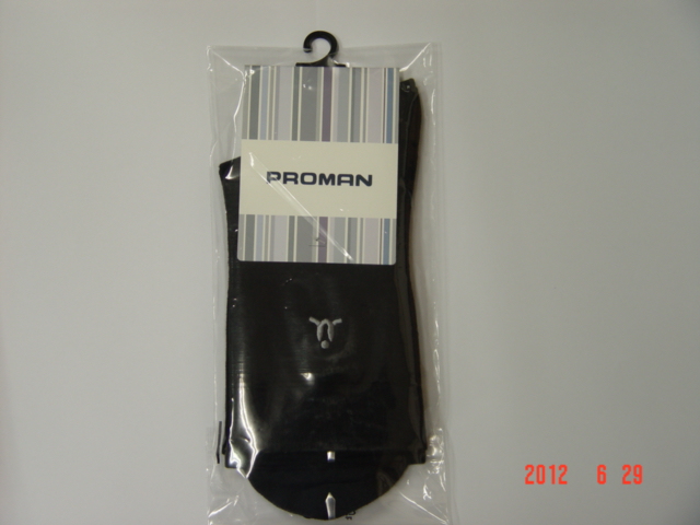 男寬口抗菌商務休閒襪