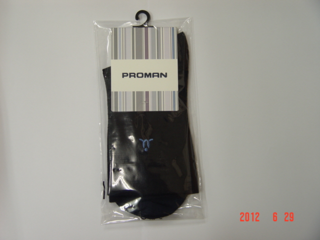 男寬口抗菌商務休閒襪