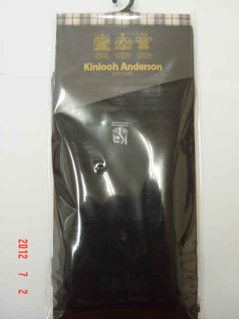 斜格暗紋中筒紳士襪