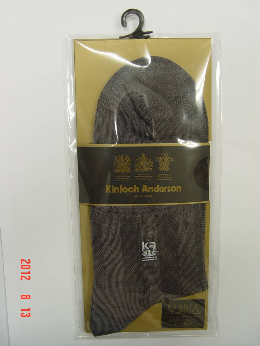 條紋鏤空全彈短筒休閒襪