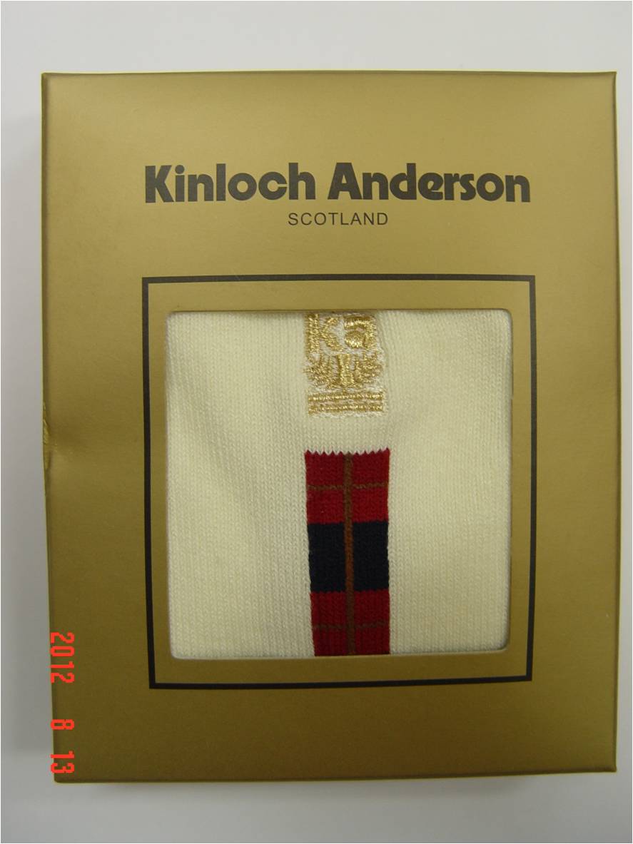 女款經典格紋中筒休閒襪