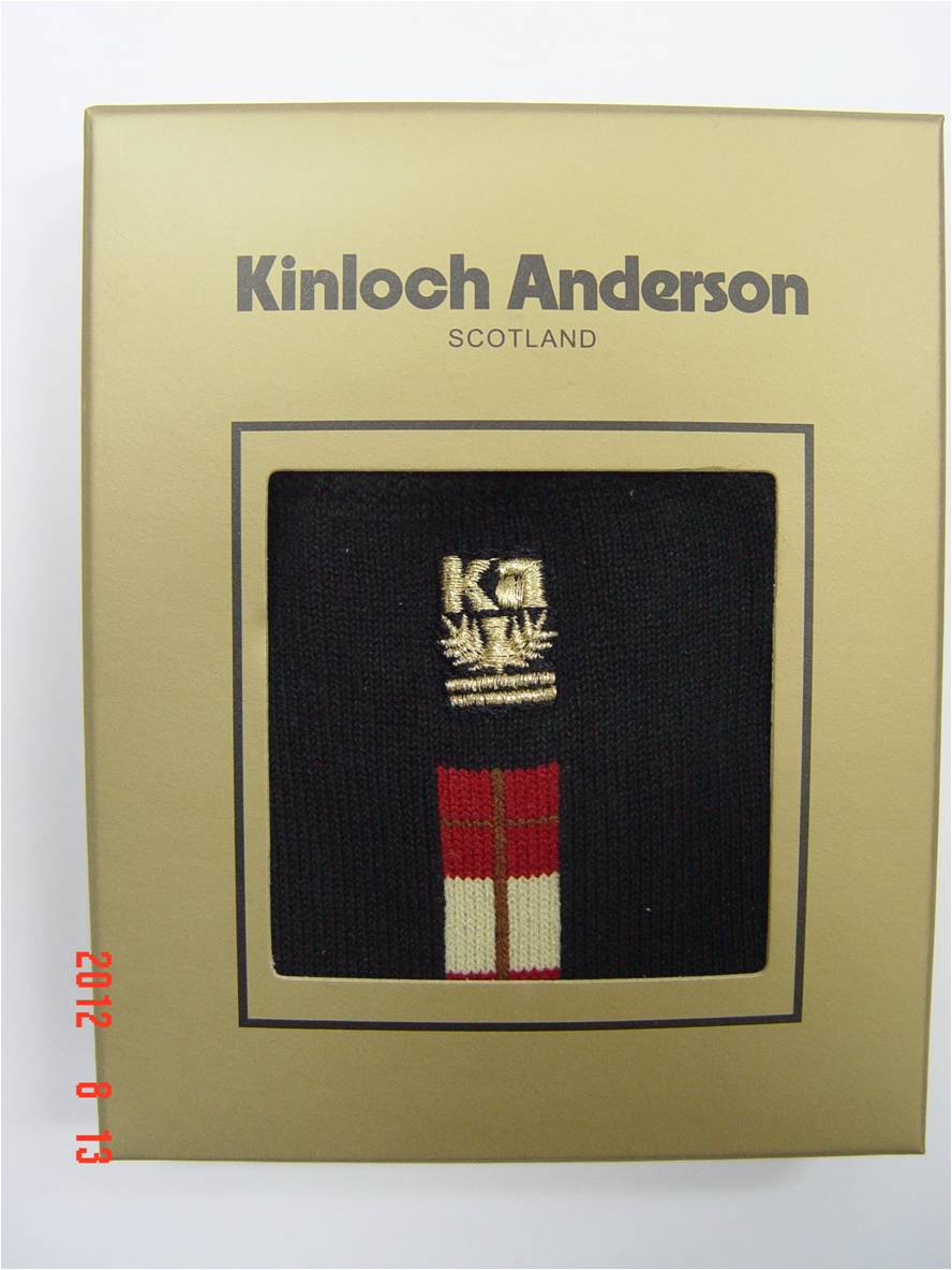 女款經典格紋中筒休閒襪