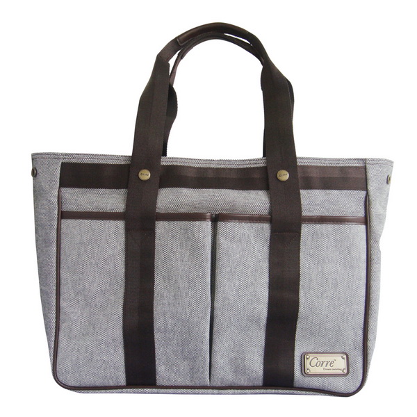 亞麻四方肩揹包