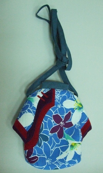 桐花束口手機袋