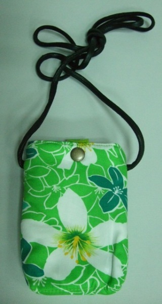 桐花束口手機袋