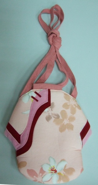 桐花束口手機袋