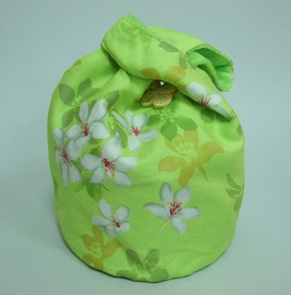 桐花束口手機袋