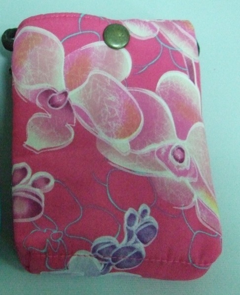 桐花束口手機袋