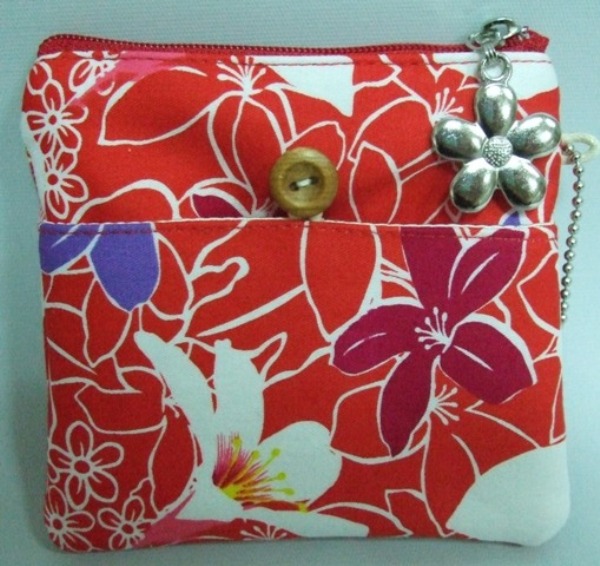 桐花立體零錢包