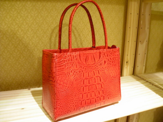 Sika紅色壓紋橫式方型肩背包