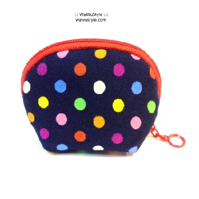 錢母小豆包 - 繽紛藍點