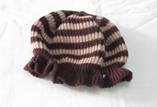 針織童帽-深咖啡/可可