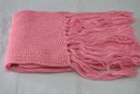 針織圍巾-粉色