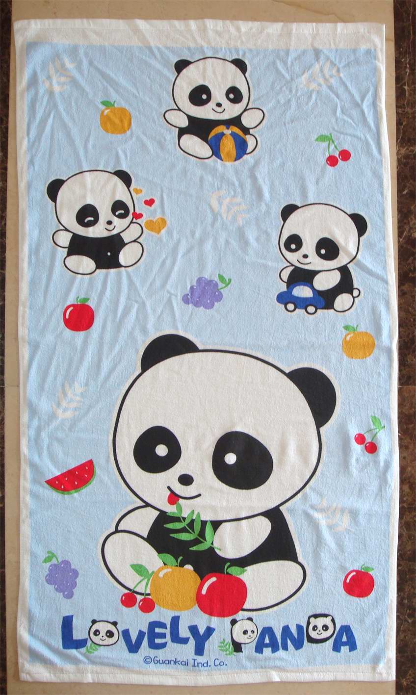PD501 SWEET PANDA浴巾-水果篇