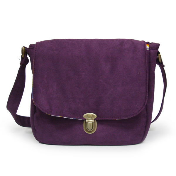 Chez。復古小肩-葡萄紫