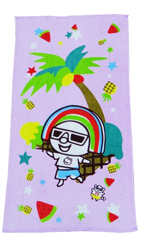 OPEN將熱夏小浴巾(紫)