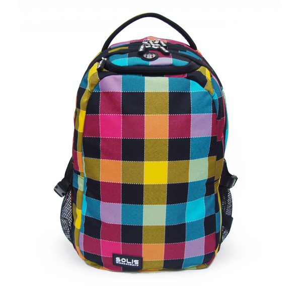 SOLIS方塊幻想fantasy square後背包-彩格