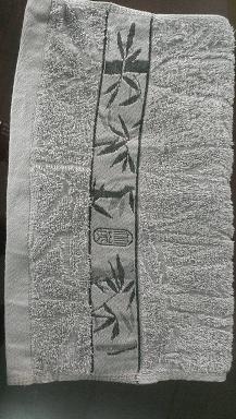 715亮星竹林提花毛巾