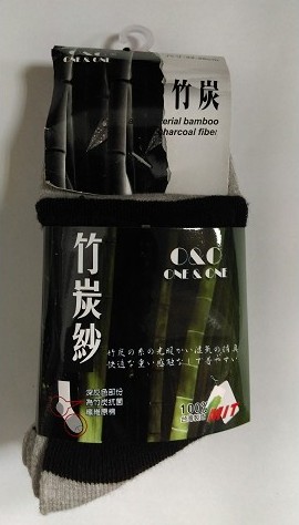 竹炭紗休閒襪 