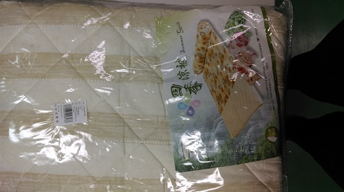米黃條紋涼被(長 180 * 寬 150)