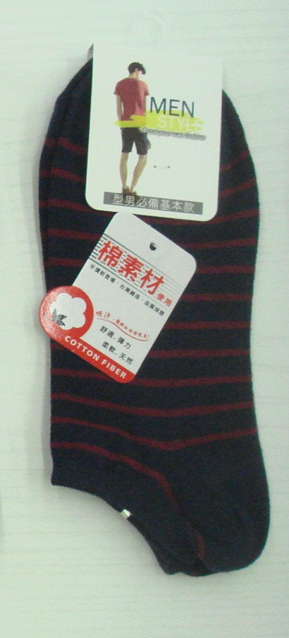細條紋船襪